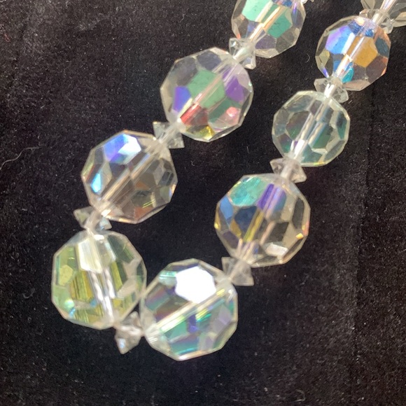 Crystal Glass Beaded Necklace - Picture 2 of 2